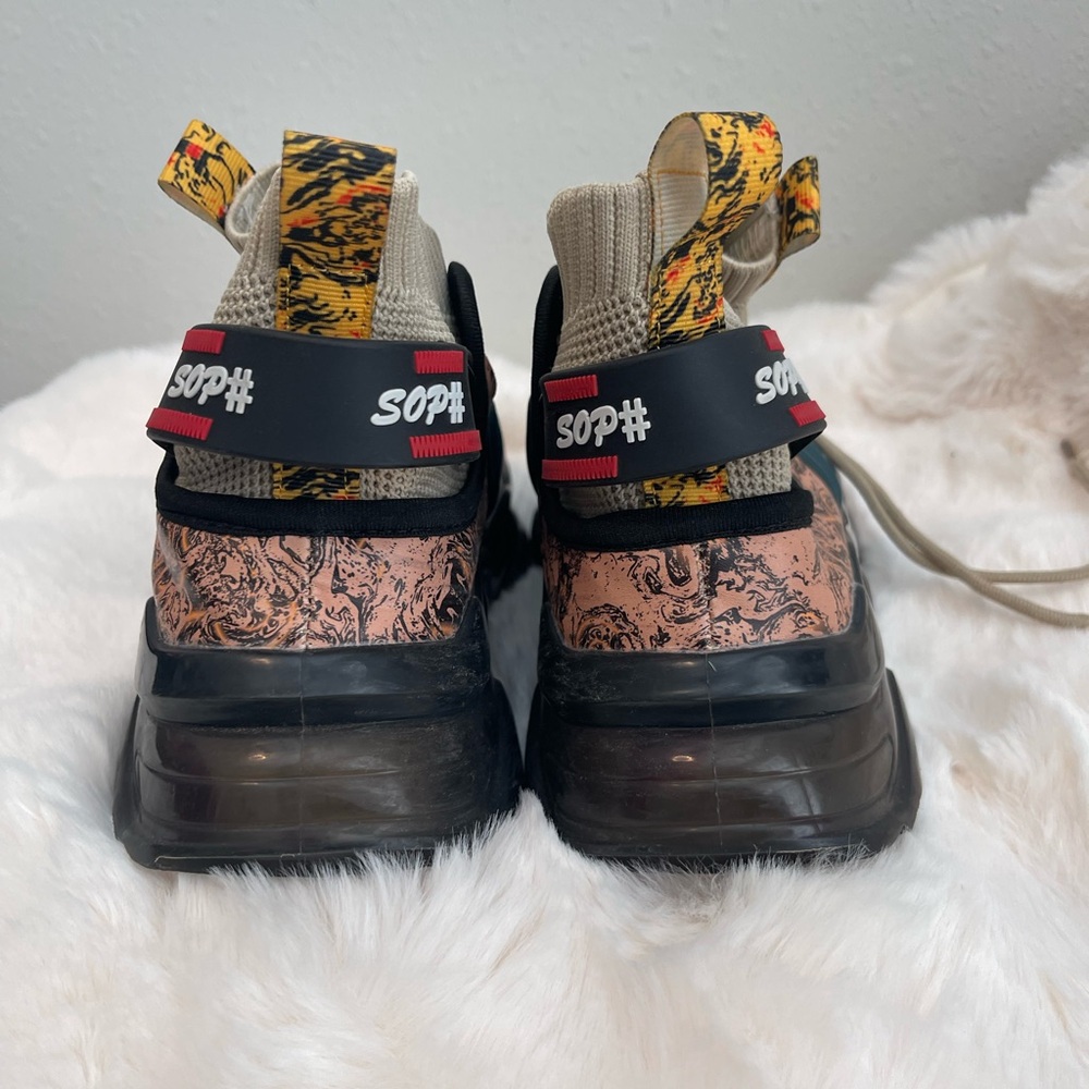 Multicolor Patterned Sneakers - image 5